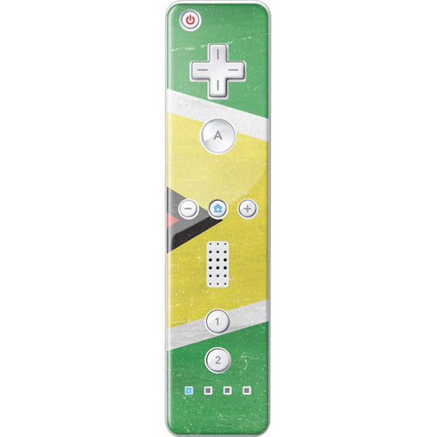 Guyana Flag Distressed Wii Remote Controller Skin